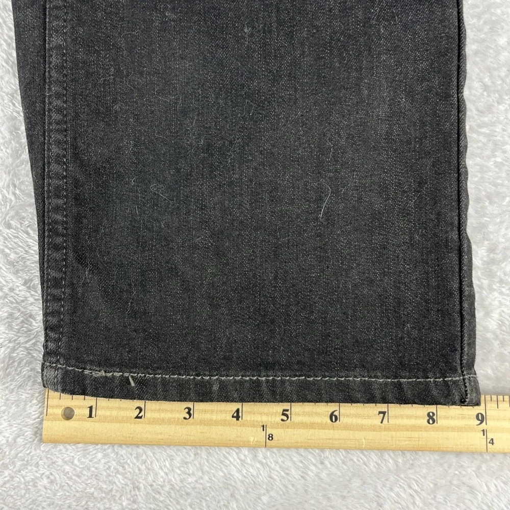 Levis 559 Relaxed Mens Size 38x36 Straight Leg Denim Dark Wash Black Jeans